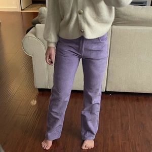 Verge Girl straight leg corduroy pants